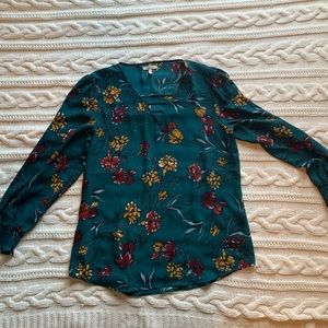 Maurice’s Green Floral Blouse
